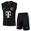 Conjunto Bayern de Munique Treino Regata 24/25 - Preto - Futx Brasil