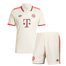 Conjunto Infantil Bayern de Munique III 24/25 - Bege - Futx Brasil