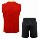 Conjunto Bayern de Munique Treino Regata 24/25 - Vermelho - Futx Brasil