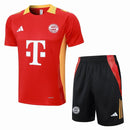 Conjunto Bayern de Munique Treino 24/25 - Vermelho - Futx Brasil
