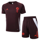 Conjunto Bayern de Munique Treino 24/25 - Vinho - Futx Brasil