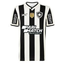 Camisa Botafogo Home 24/25 - Preta e Branca - C/ Patrocínio - Futx Brasil