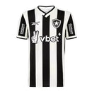 Camisa Botafogo Home 24/25 - Preta e Branca - C/ Patrocínio vBet - Futx Brasil