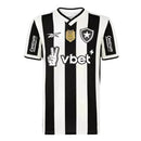 Camisa Botafogo Home 24/25 - Preta e Branca - C/ Patrocínio vBet - Futx Brasil