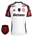 Camisa Flamengo Away 25/26 - Branca C/ Patrocínio My Store