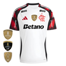 Camisa Flamengo Away 25/26 - Branca C/ Patrocínio My Store