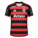Camisa Flamengo Home 25/26 - Preta e Vermelha C/ Patrocínio My Store