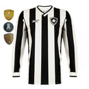 Camisa Botafogo Home 24/25 Manga Longa - Preta e Branca - Futx Brasil