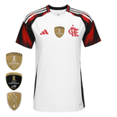 Camisa Flamengo Feminina Away 25/26 - Branca - Futx Brasil