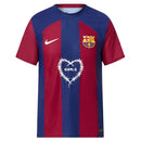 Camisa Barcelona Edição Especial Karol G 23/24 - Azul e Vermelha - Futx Brasil