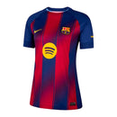 Camisa Barcelona Feminina Home 25/26 - Azul e Vermelha - Futx Brasil