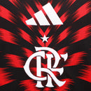 Camisa CRF Pré Jogo 25/26 - Preto e Vermelho - Futx Brasil
