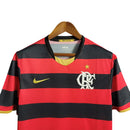 Camisa Flamengo Home 08/09 Retrô - Vermelha e Preta - Futx Brasil