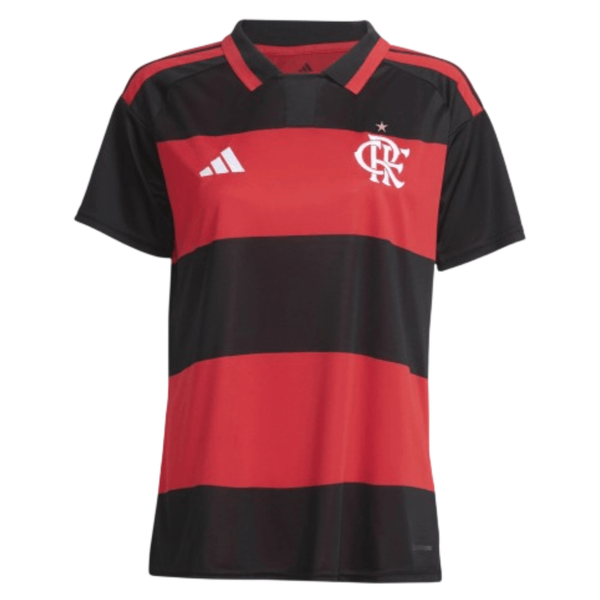 Camisa Flamengo Feminina Home 26/27 - Preta e Vermelha