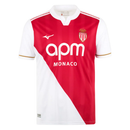 Camisa Mônaco Home 25/26 - Vermelha e Branca My Store