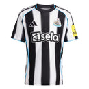 Camisa Newcastle United Home 25/26 - Preta e Branca - Futx Brasil