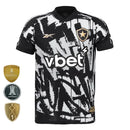 Camisa Botafogo 4th 25/26 - Preta e Branca - Futx Brasil