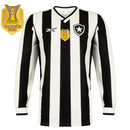 Camisa Botafogo Home 24/25 Manga Longa - Preta e Branca - Futx Brasil