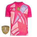 Camisa Flamengo Goleiro 25/26 - Rosa - Futx Brasil