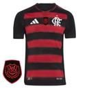 Camisa Flamengo Home 25/26 Jogador - Preta e Vermelha - Futx Brasil