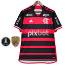 Camisa Flamengo Home 24/25 - Vermelha e Preta My Store