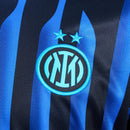 Camisa Inter de Milão Home 25/26 - Azul e Preta - Futx Brasil