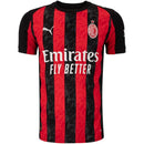 Camisa Milan Home 25/26 - Vermelha e Preta - Futx Brasil