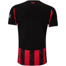 Camisa Milan Home 25/26 - Vermelha e Preta - Futx Brasil