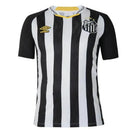 Camisa Santos Away 25/26 - Preta e Branca - Futx Brasil