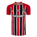 Camisa SPFC Away 25/26 - Vermelha e Preta - Futx Brasil