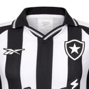 Camisa Botafogo Home 25/26 - Preta e Branca - Futx Brasil
