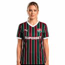 Camisa Fluminense Feminina Home 26/27 - Vinho e Verde My Store