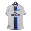 Camisa Chelsea Away 03/05 Retrô - Branca - Futx Brasil