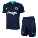 Conjunto Chelsea Treino 24/25 - Azul Escuro - Futx Brasil