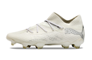 Chuteira Campo Puma Future 7 FG Branca e Prata "Eclipse Pack" - Futx Brasil