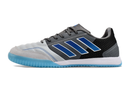 Chuteira Futsal Adidas Competition Top IC Cinza, Azul e Branco My Store