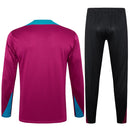 Conjunto Agasalho Treino PSG 24/25 - Rosa Escuro - Futx Brasil