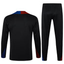 Conjunto Agasalho Treino Barcelona 24/25 - Preto - Futx Brasil