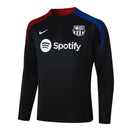 Conjunto Agasalho Treino Barcelona 24/25 - Preto - Futx Brasil