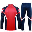 Conjunto Agasalho Treino Arsenal 24/25 - Vermelho e Azul Escuro - Futx Brasil