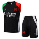 Conjunto Arsenal Treino Regata 24/25 - Preto - Futx Brasil