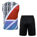 Conjunto Arsenal Treino Regata 24/25 - Vermelho e Azul - Futx Brasil