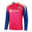 Conjunto Agasalho Treino Barcelona 24/25 - Rosa - Futx Brasil