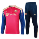 Conjunto Agasalho Treino Barcelona 24/25 - Rosa - Futx Brasil