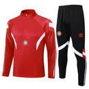 Conjunto Agasalho Treino Bayern de Munique 24/25 - Vermelho e Branco - Futx Brasil
