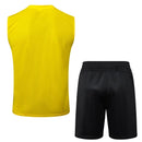 Conjunto Borussia Dortmund Treino Regata 24/25 - Amarelo - Futx Brasil