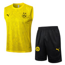 Conjunto Borussia Dortmund Treino Regata 24/25 - Amarelo - Futx Brasil