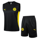 Conjunto Borussia Dortmund Treino Regata 24/25 - Preto - Futx Brasil