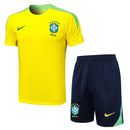 Conjunto Brasil Treino 24/25  - Amarelo e Verde My Store