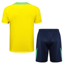 Conjunto Brasil Treino 24/25  - Amarelo e Verde My Store